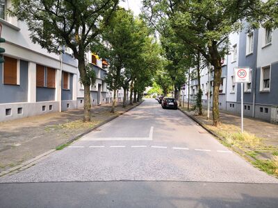 Johannesstraße im September 2019