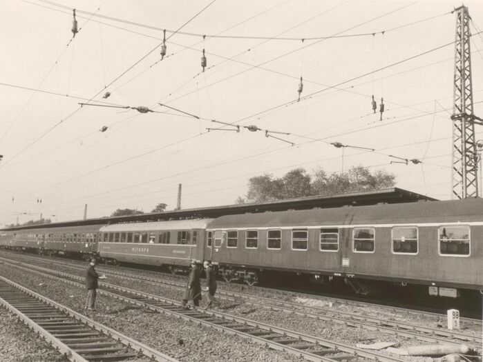 Zug mit MITROPA-Speisewagen, 23.09.1960